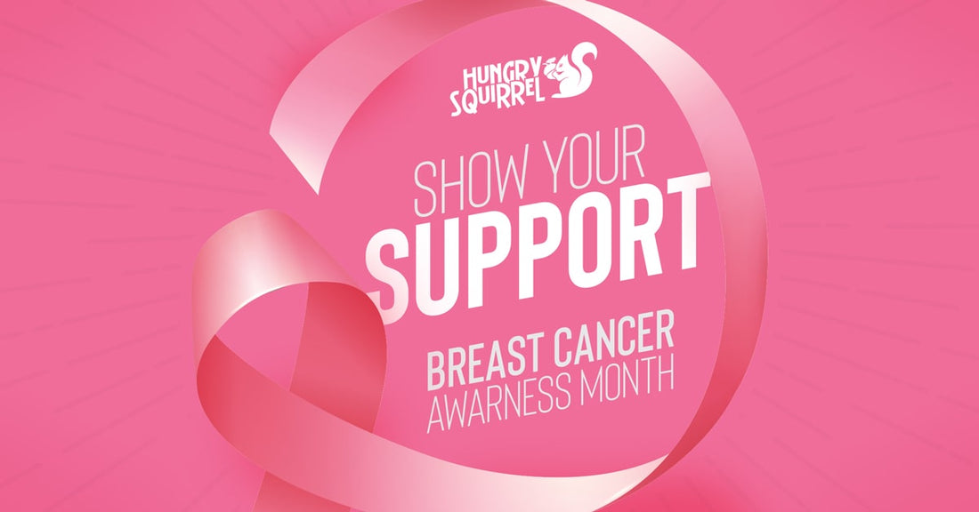Breast Cancer Awareness Month Show your support - pink ribbon
