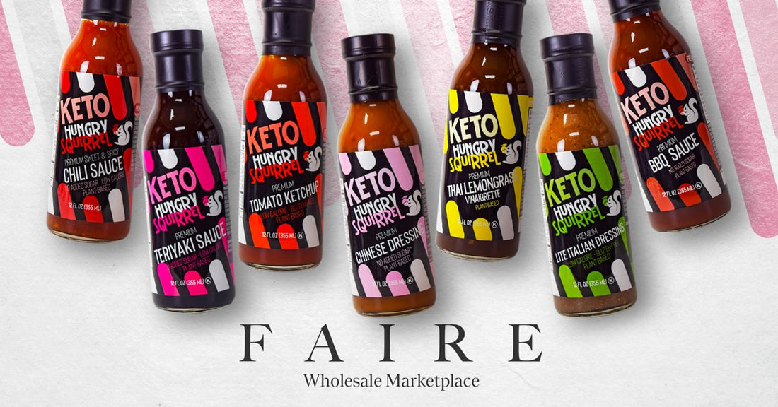 faire wholesale marketplace - hungry squirrel sauces spread out