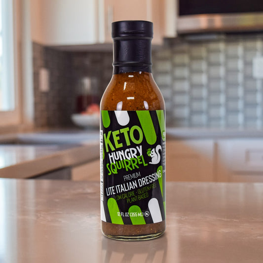 Lite Italian Dressing Product on top a kitchen counter