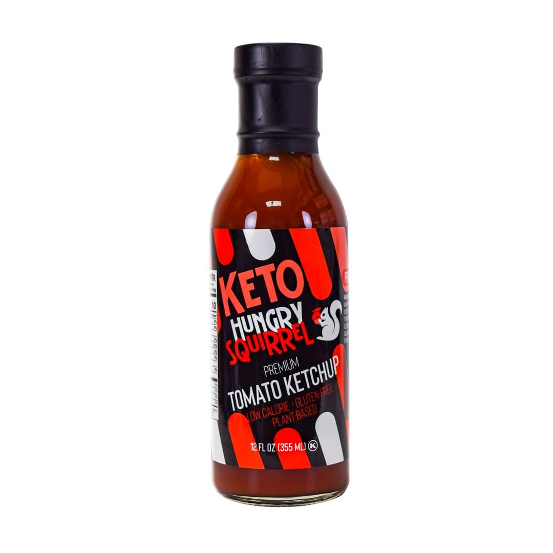 Tomato Ketchup Product on white background